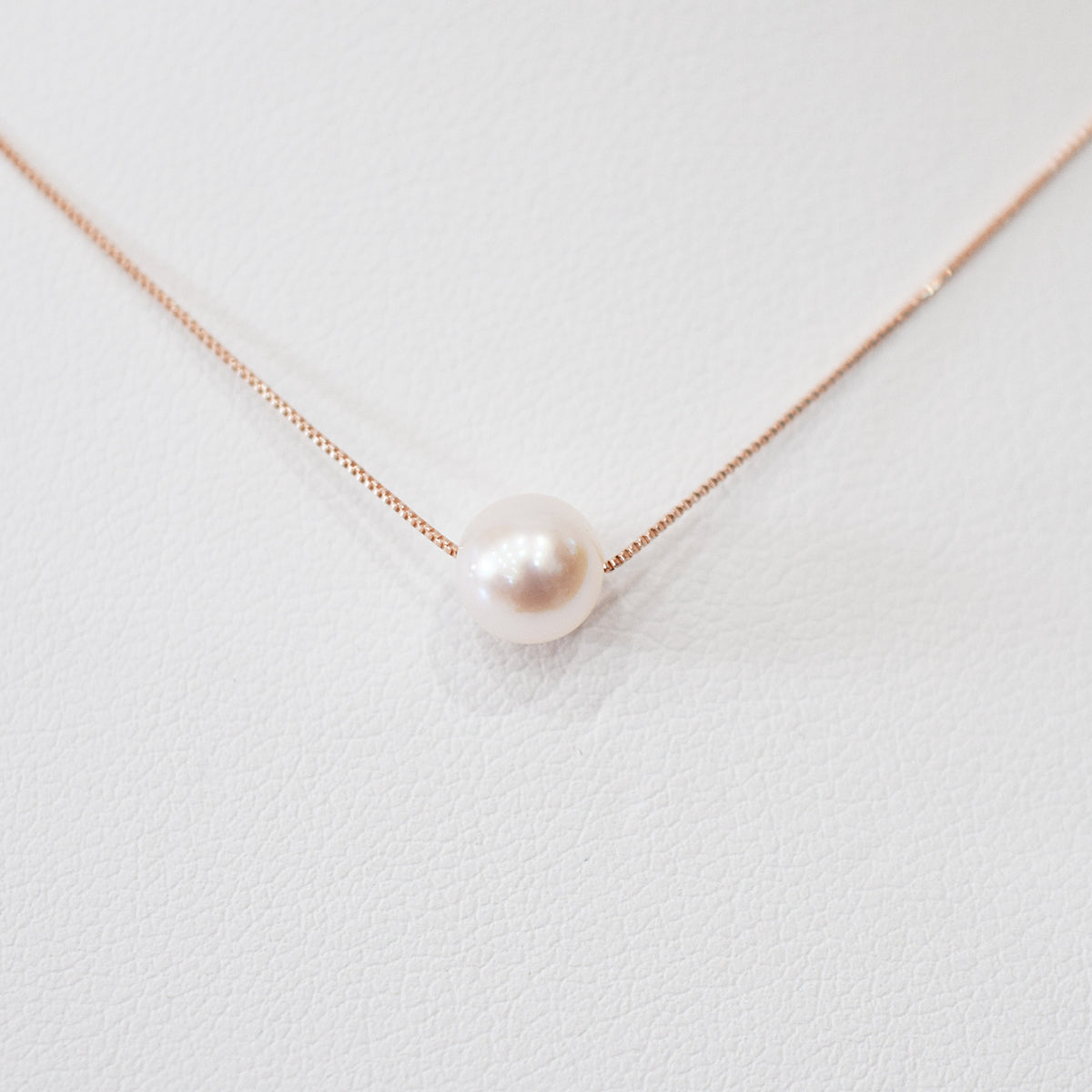 【K10 / K18】Rare White pink 5.5mm - 6.5mm Seawater Real Akoya Pearl necklace AkoyaPearl Japan あこや 真珠