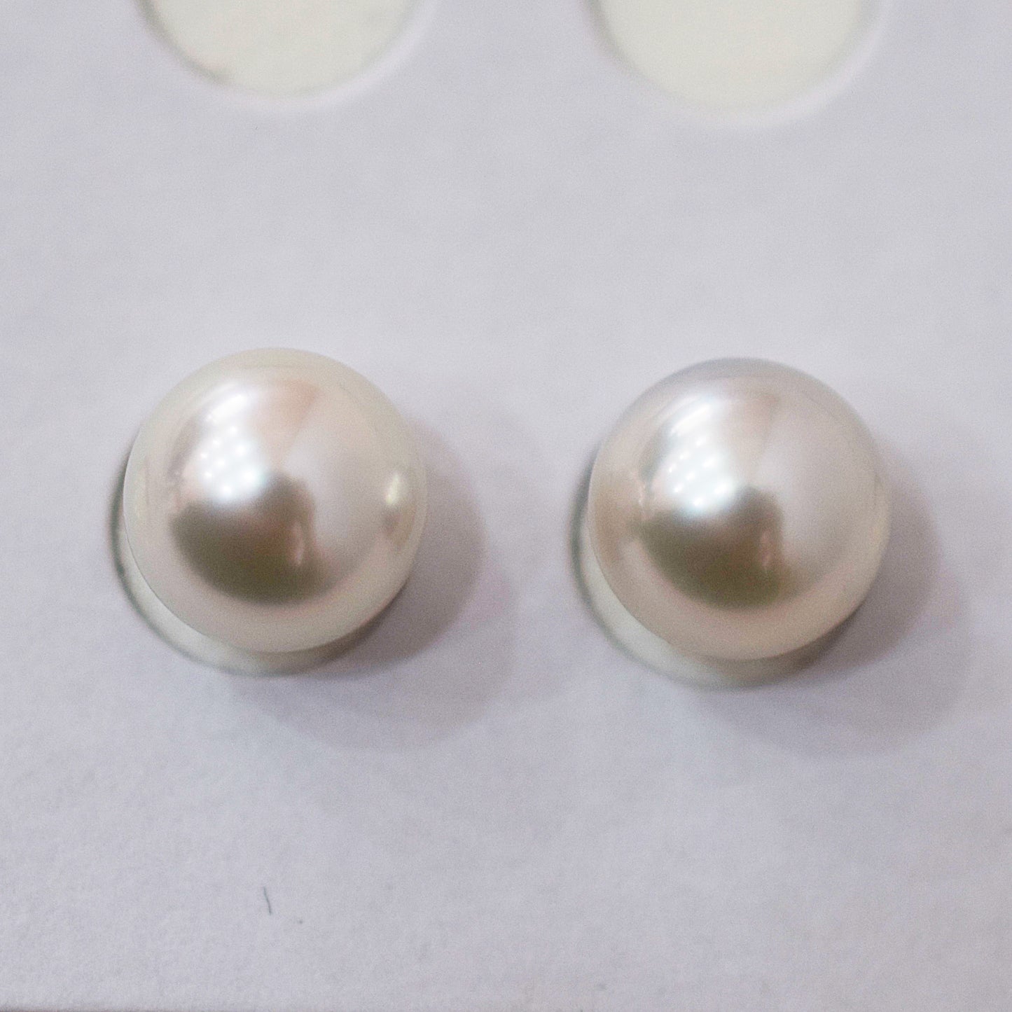 A rank Natural color 8mm -  8.5mm 1pair 2pc Loose Real akoya pearl Japan Japanese Seawater reenspearl あこや 真珠 日本