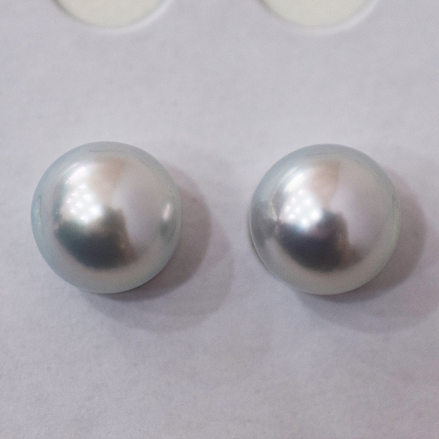 A rank Natural color 8.5mm -  9mm 1pair 2pc Loose Real akoya pearl Japan Japanese Seawater reenspearl あこや 真珠 日本