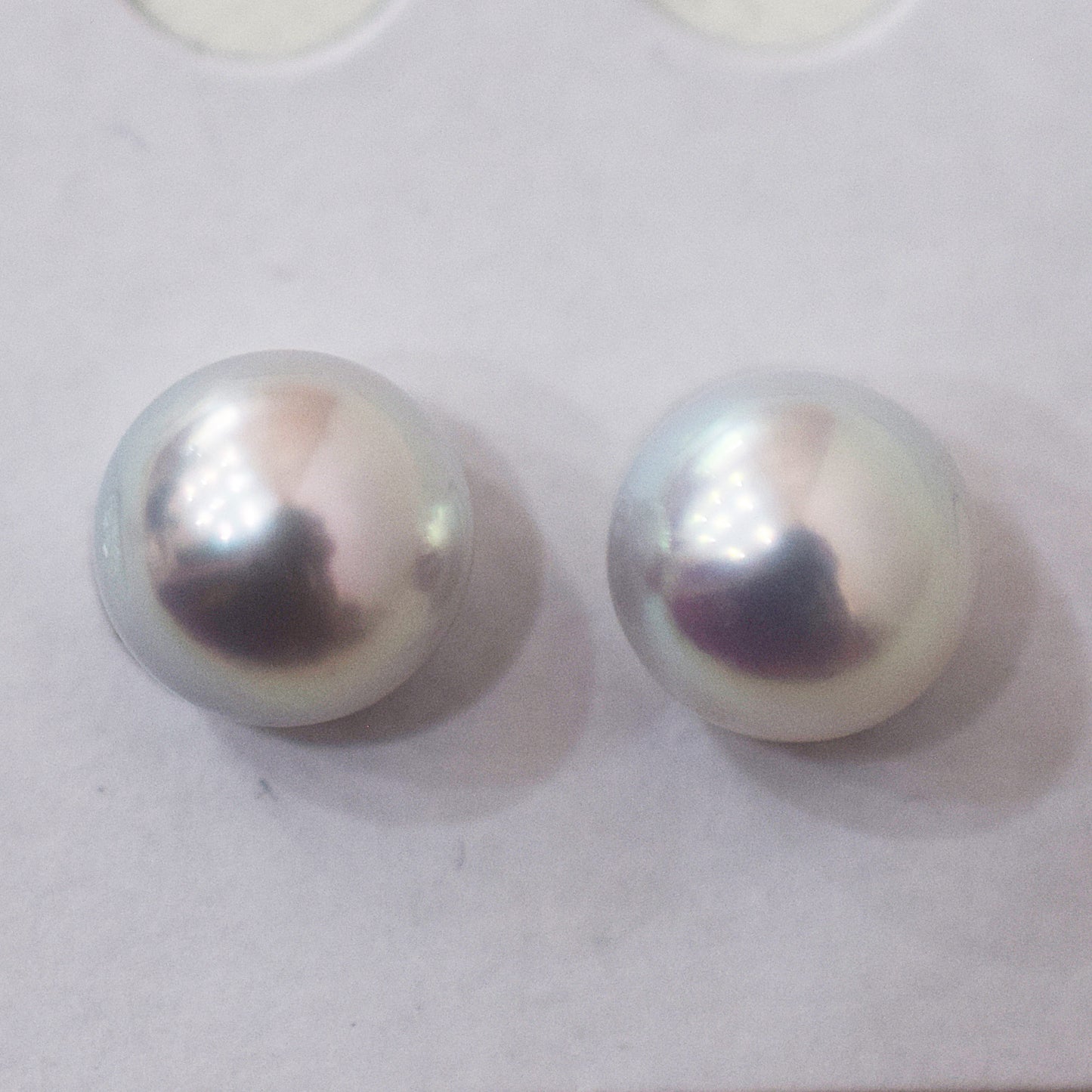 AAA rank Natural color 8.5mm -  9mm 1pair 2pc Loose Real akoya pearl Japan Japanese Seawater reenspearl あこや 真珠 日本
