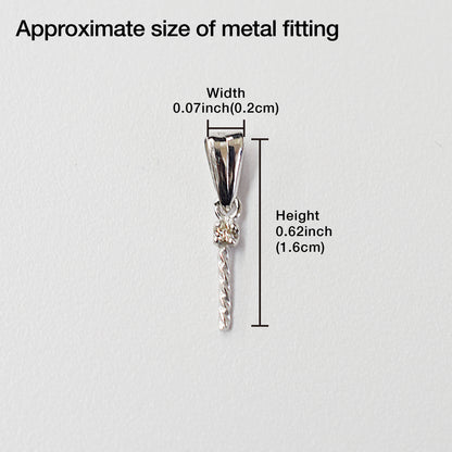 Only metal fittings 0.01ct K18WG Diamond Pendant top SIK0007