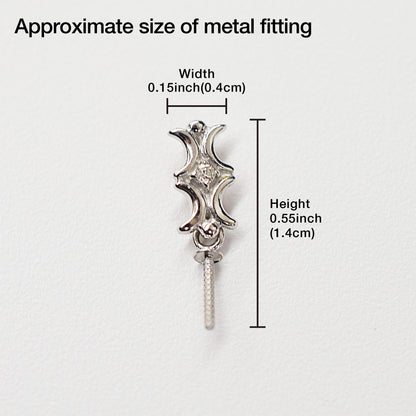 Only metal fittings 0.01ct K18WG Diamond Pendant top SIK0007
