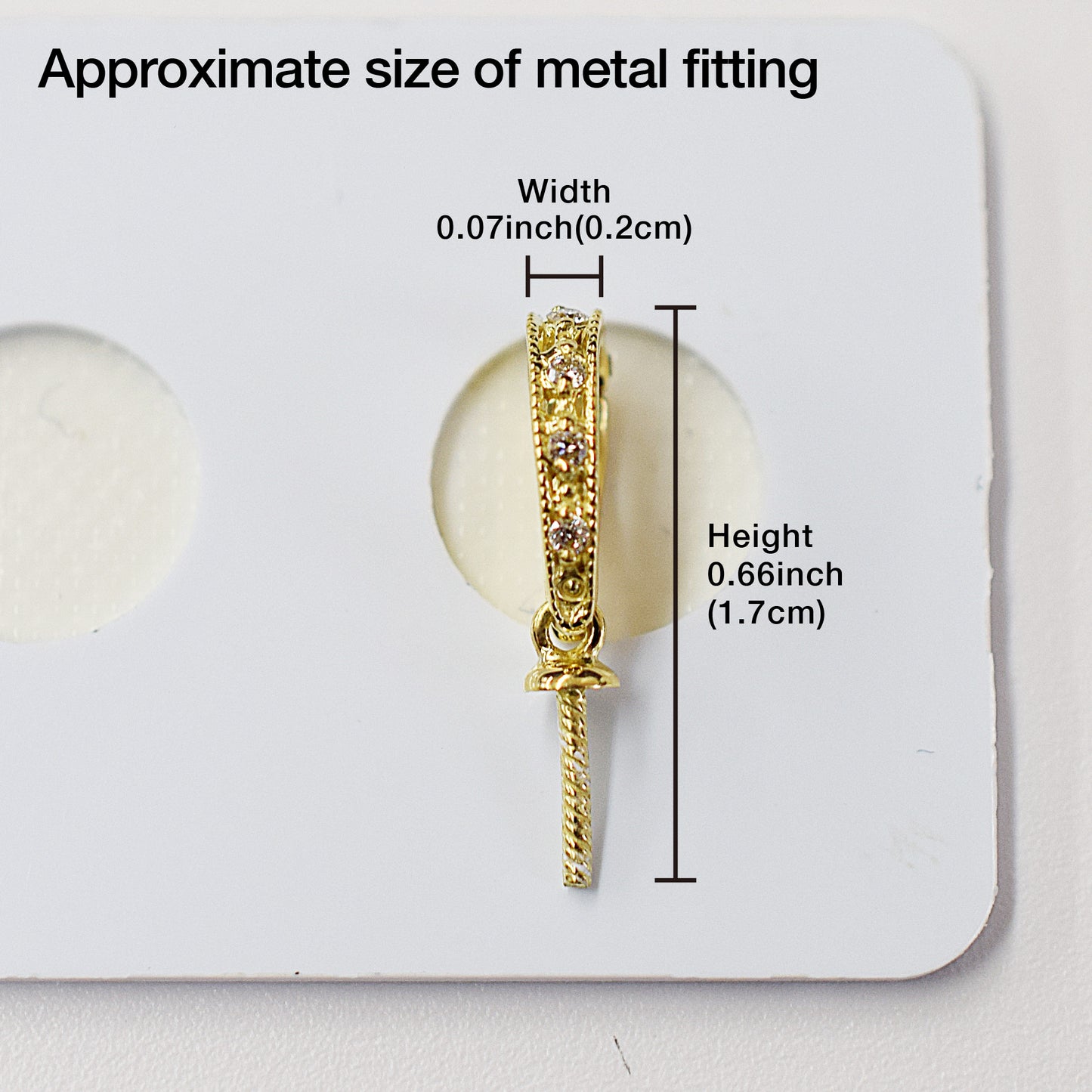 Only metal fittings 0.02ct K18YG Diamond Pendant top SIK00051