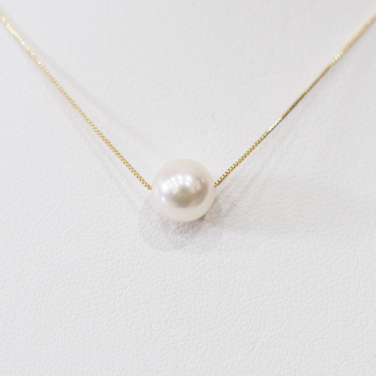 【K10 / K18】Rare White pink 7.5mm - 8.5mm Seawater Real Akoya Pearl necklace AkoyaPearl Japan あこや 真珠