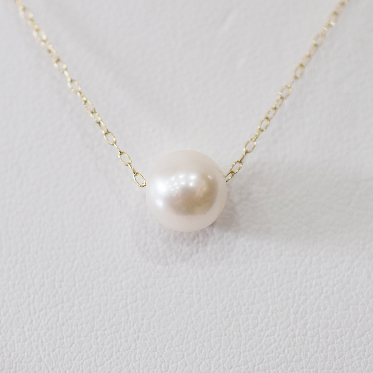 【K10 / K18】Rare White pink 7.5mm - 8.5mm Seawater Real Akoya Pearl necklace AkoyaPearl Japan あこや 真珠
