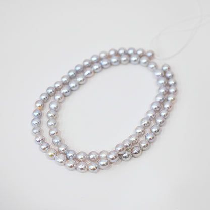 Actual product Necklace Natural color 6mm - 7.5mm Real Akoya Pearl From Japan 19.2inch 49cm starand choker reenspearl
