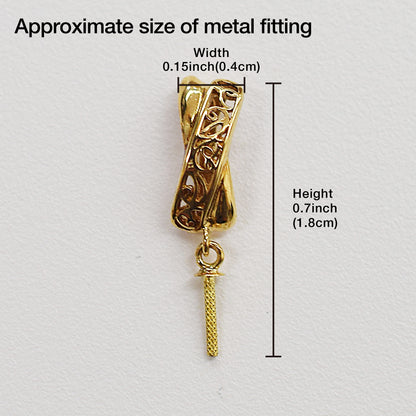 Only metal fittings K18YG Pendant top RP0029