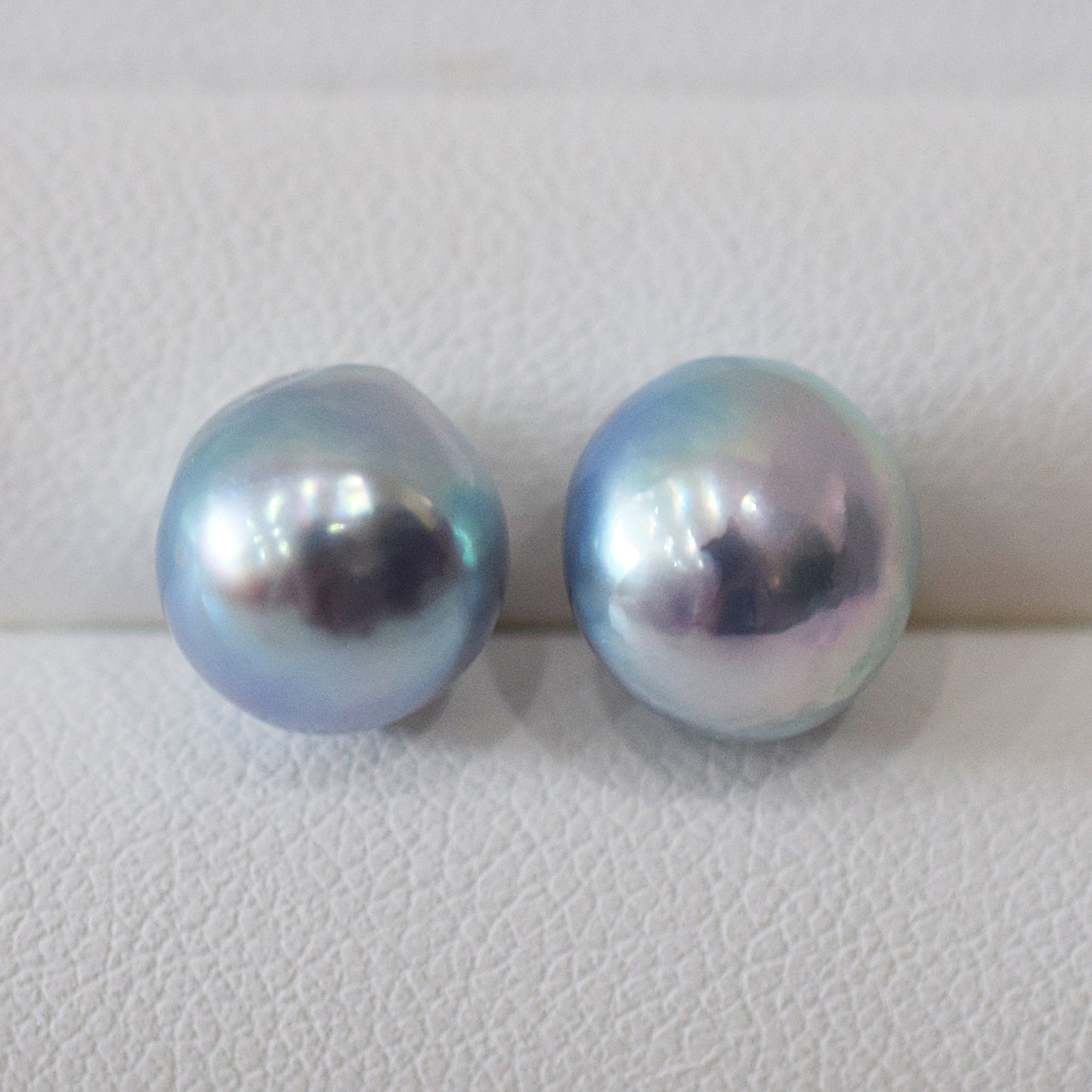 Limited to actual item Natural color akoya Baroque pearl 9.5mm - 10mm Surgical Stainless Steel Seawater Akoya Pearl Stud Earrings Japan