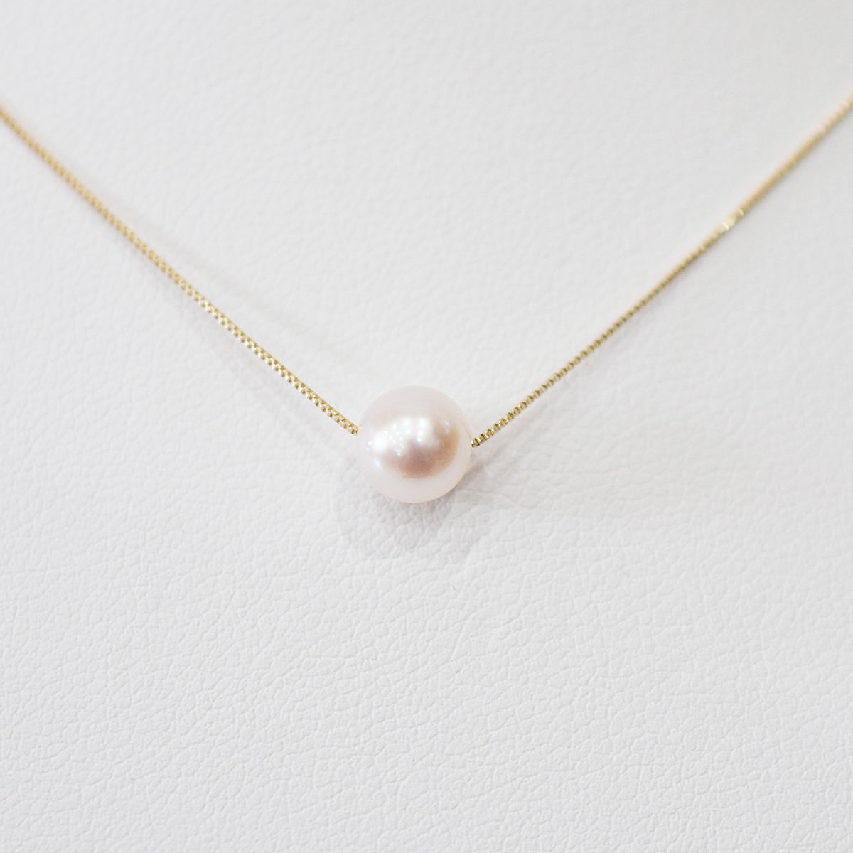 【K10 / K18】Rare White pink 5.5mm - 6.5mm Seawater Real Akoya Pearl necklace AkoyaPearl Japan あこや 真珠