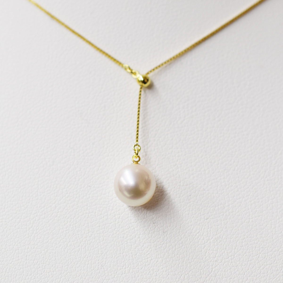 【K10 / K18 / Pt850】Rare White pink 7.5mm - 8.5mm Seawater Real Akoya Pearl Venetian necklace AkoyaPearl Japan あこや 真珠