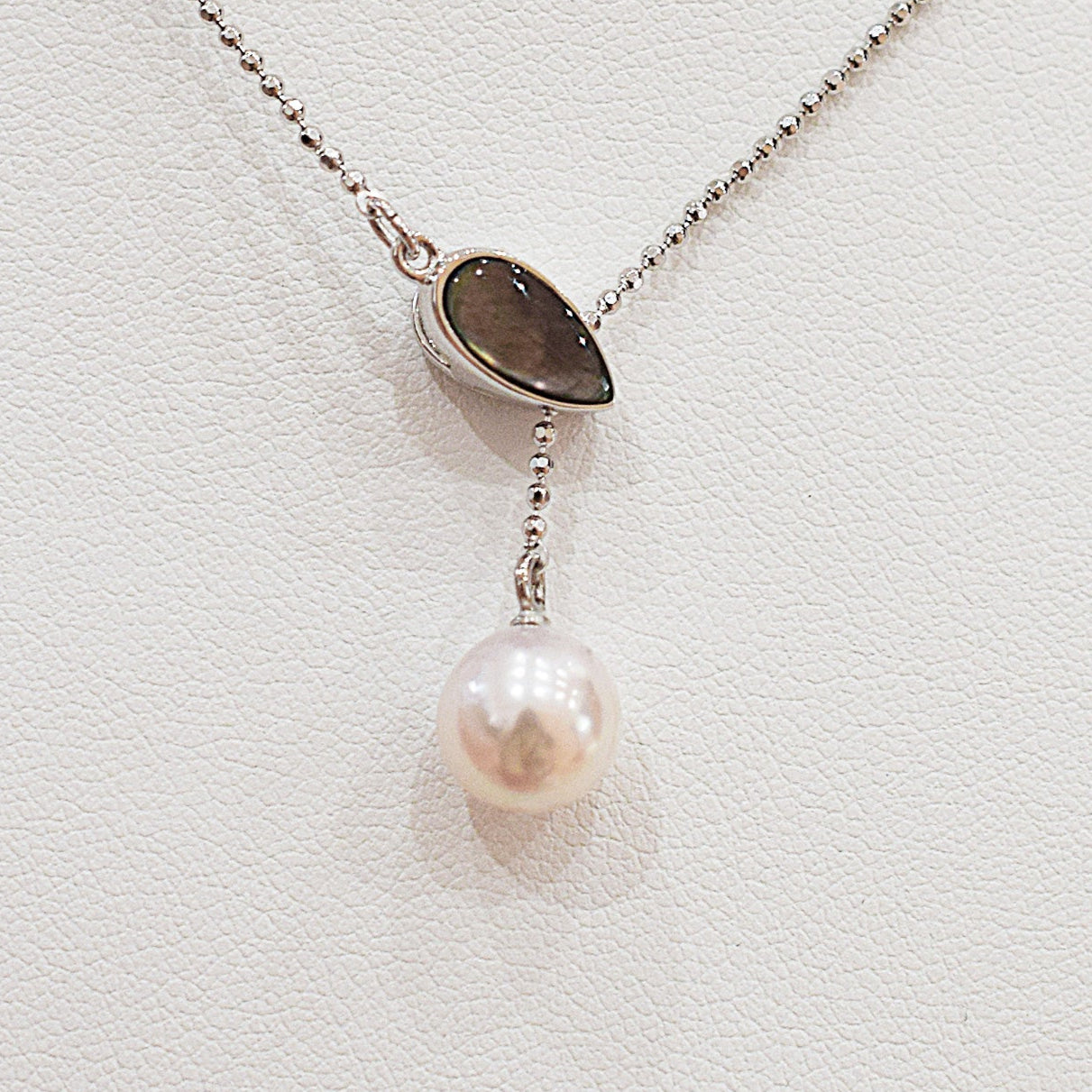 Rare White pink 8mm - 9.5mm akoya pearl necklace SV silver Real Japan reenspearl akoyapearl birthday あこや 真珠 珍珠