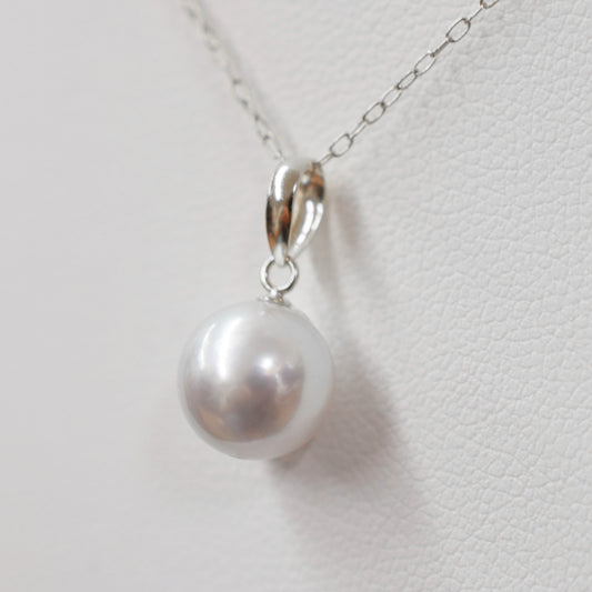 Ultra Rare Natural 8.5mm - 9mm Madama rank Akoya Pearl Japan Akoyapearl Pendant Necklace birthday あこや 真珠 日本 18K 10K 14K