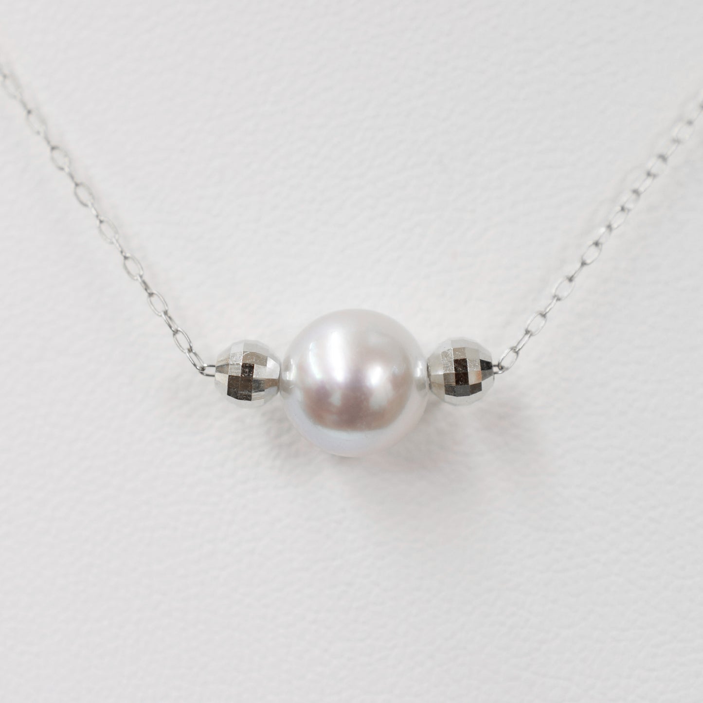 【K18YG / K18WG】Rare Natural color madama rank 8.5mm - 9mm necklace Seawater Real necklace Akoya Pearl Japan reenspearl Japanese Seawater