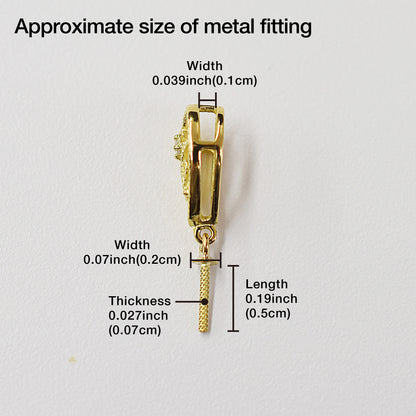 Only metal fittings 0.01ct K18YG Diamond Pendant top RP00031