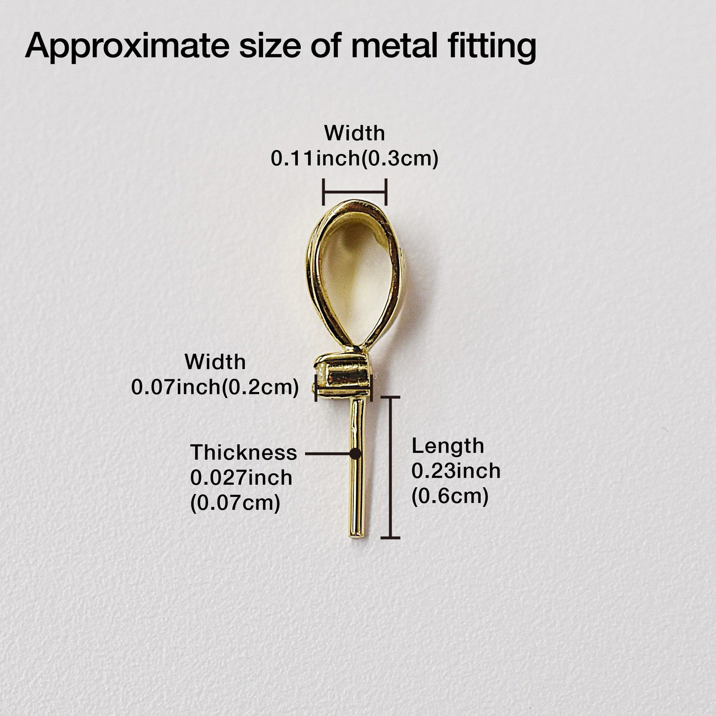 Only metal fittings 0.01ct K18YG Diamond Pendant top RP00041