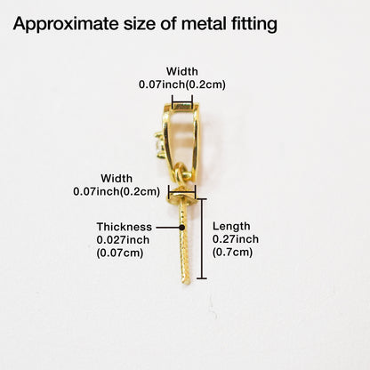 Only metal fittings 0.01ct K18YG Diamond Pendant top RP0009