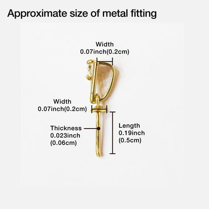Only metal fittings 0.05ct K18YG Diamond Pendant top RP00021