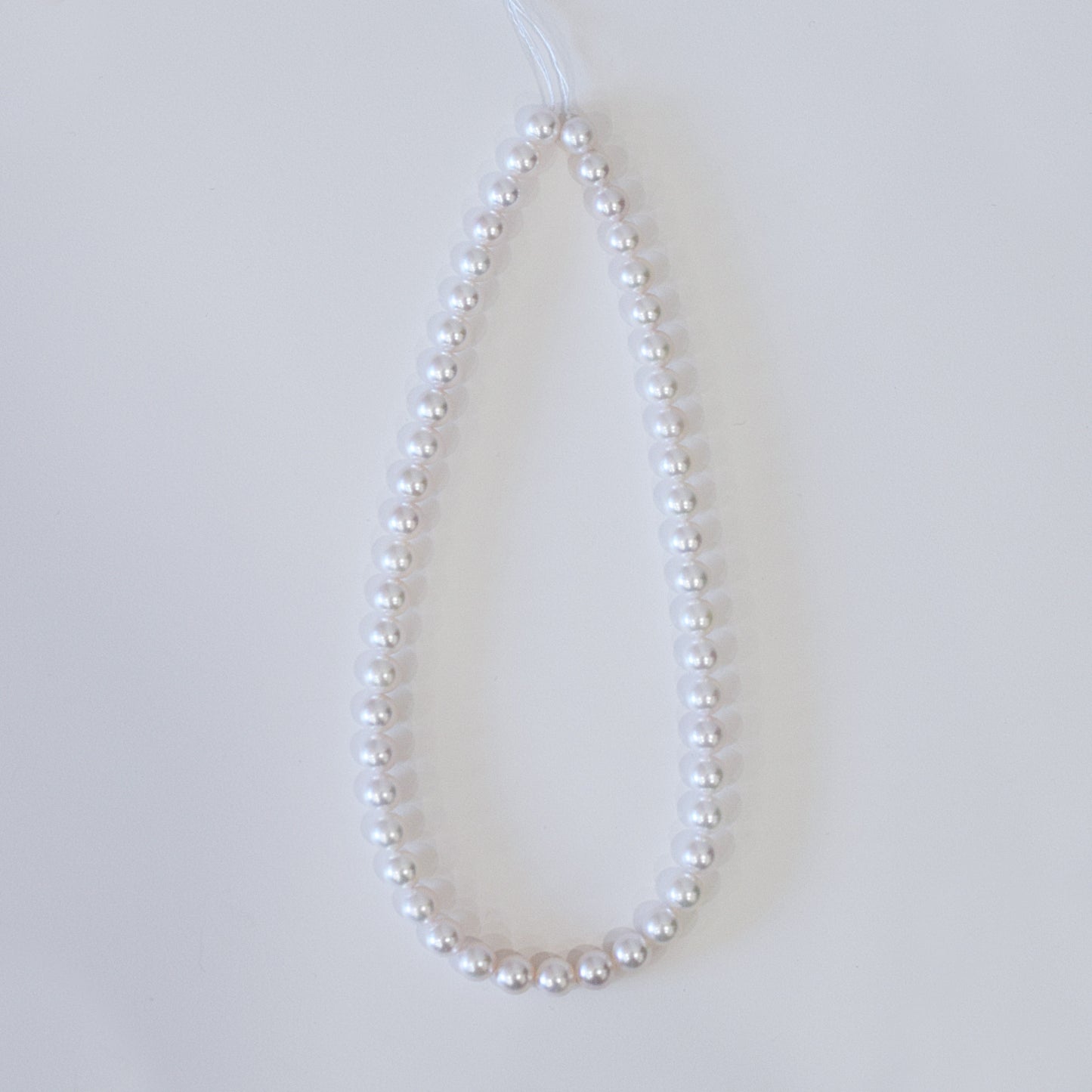 Actual product Hanadama rank white pink 8mm - 8.5mm Sea Real Akoya pearl strand choker necklace Japan Japanese Seawater Silver925