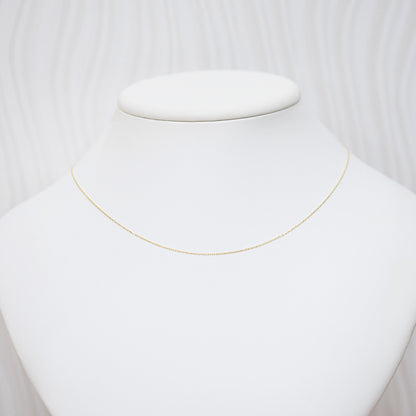<S size> Only metal fittings K18YG chain necklace Metal fitting SIK00041