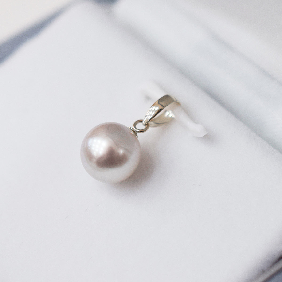 【K18YG / K18WG】Rare Pendant top Only Madama rank 7.5mm - 8.5mm Natural color Akoya Pearl Japan Akoyapearl birthday あこや 真珠 日本