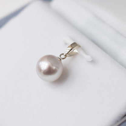 【K18YG / K18WG】Rare Pendant top Only Madama rank 7.5mm - 8.5mm Natural color Akoya Pearl Japan Akoyapearl birthday あこや 真珠 日本