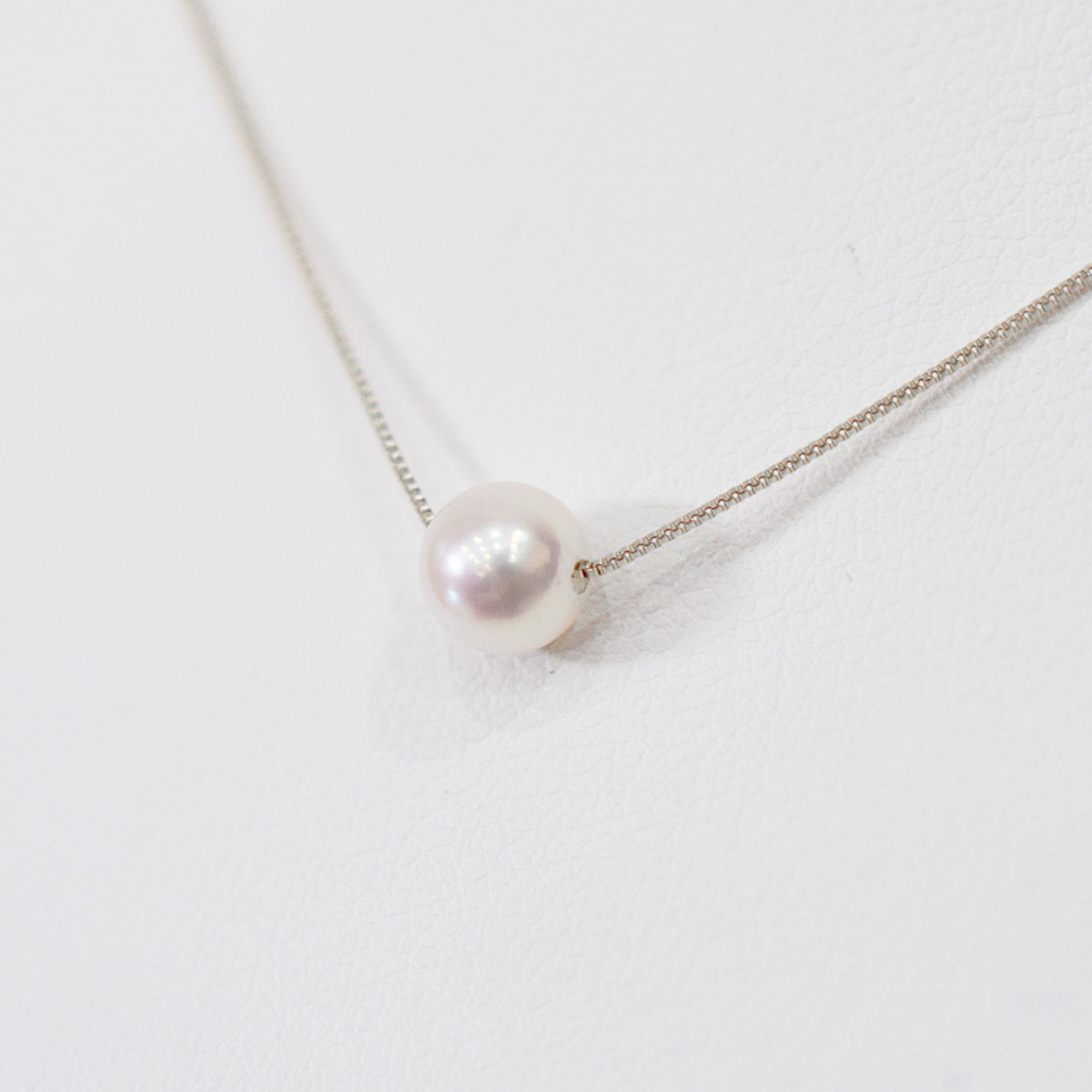 【K10 / K18】Rare White pink 5.5mm - 6.5mm Seawater Real Akoya Pearl necklace AkoyaPearl Japan あこや 真珠