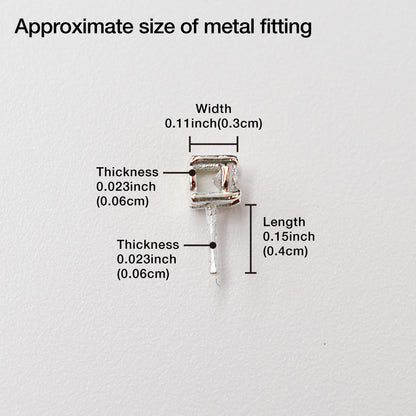 Only metal fittings 0.09ct K18WG Diamond Pendant top