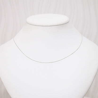 <M size> Only metal fittings K18WG chain necklace Metal fitting SIK00581