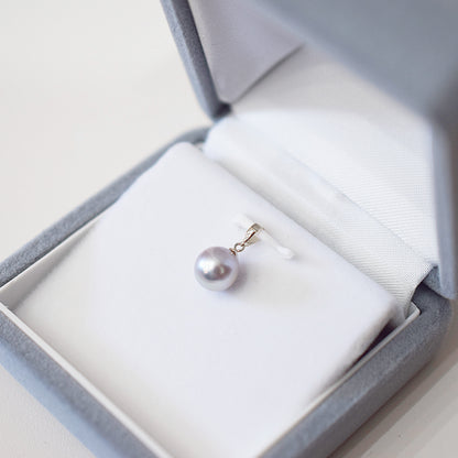 【K18YG / K18WG】Rare Pendant top Only Madama rank 7.5mm - 8.5mm Natural color Akoya Pearl Japan Akoyapearl birthday あこや 真珠 日本