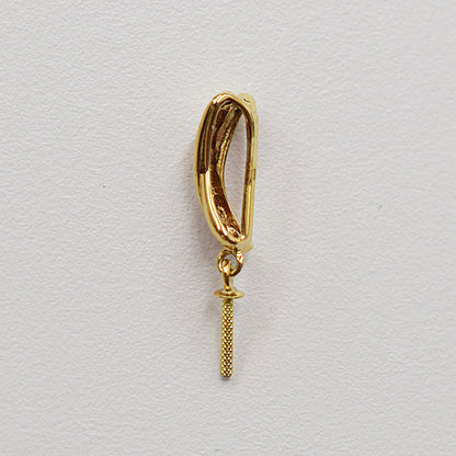 Only metal fittings K18YG Pendant top RP0029