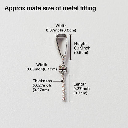 Only metal fittings 0.01ct K18WG Diamond Pendant top SIK0007