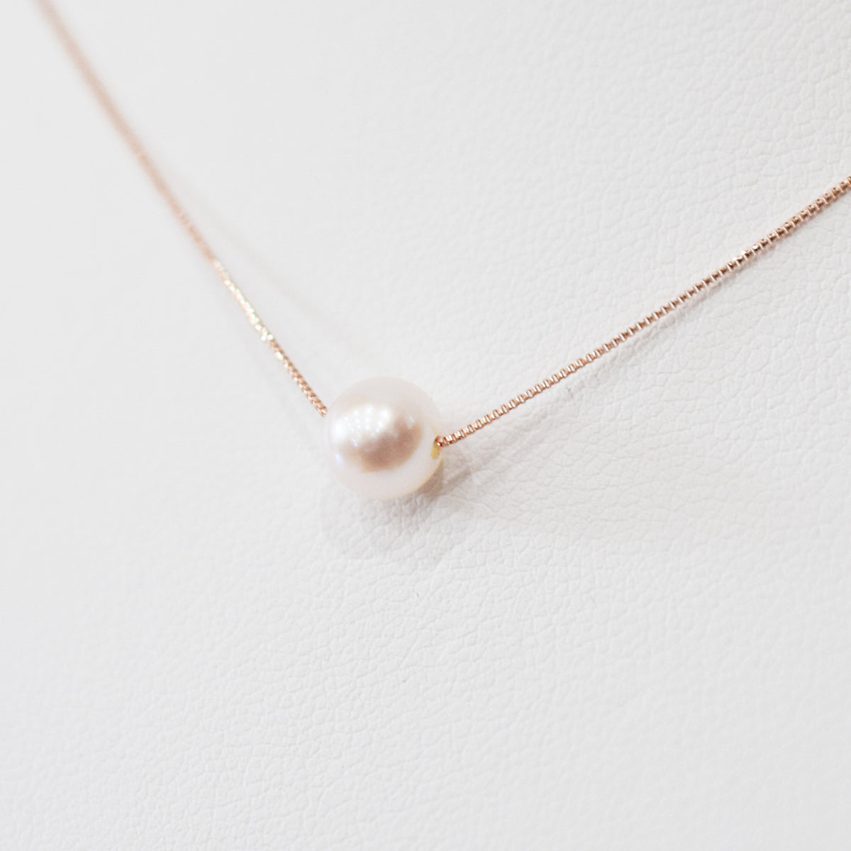 【K10 / K18】Rare White pink 5.5mm - 6.5mm Seawater Real Akoya Pearl necklace AkoyaPearl Japan あこや 真珠