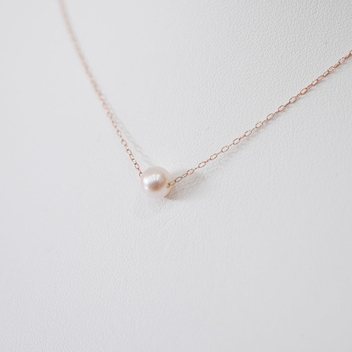 【K10 / K18】Rare White pink 5.5mm - 6.5mm Seawater Real Akoya Pearl necklace AkoyaPearl Japan あこや 真珠