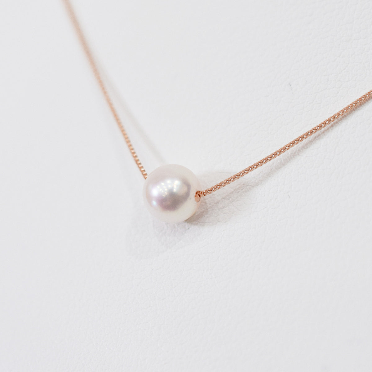 【K10 / K18】Rare White pink 5.5mm - 6.5mm Seawater Real Akoya Pearl necklace AkoyaPearl Japan あこや 真珠