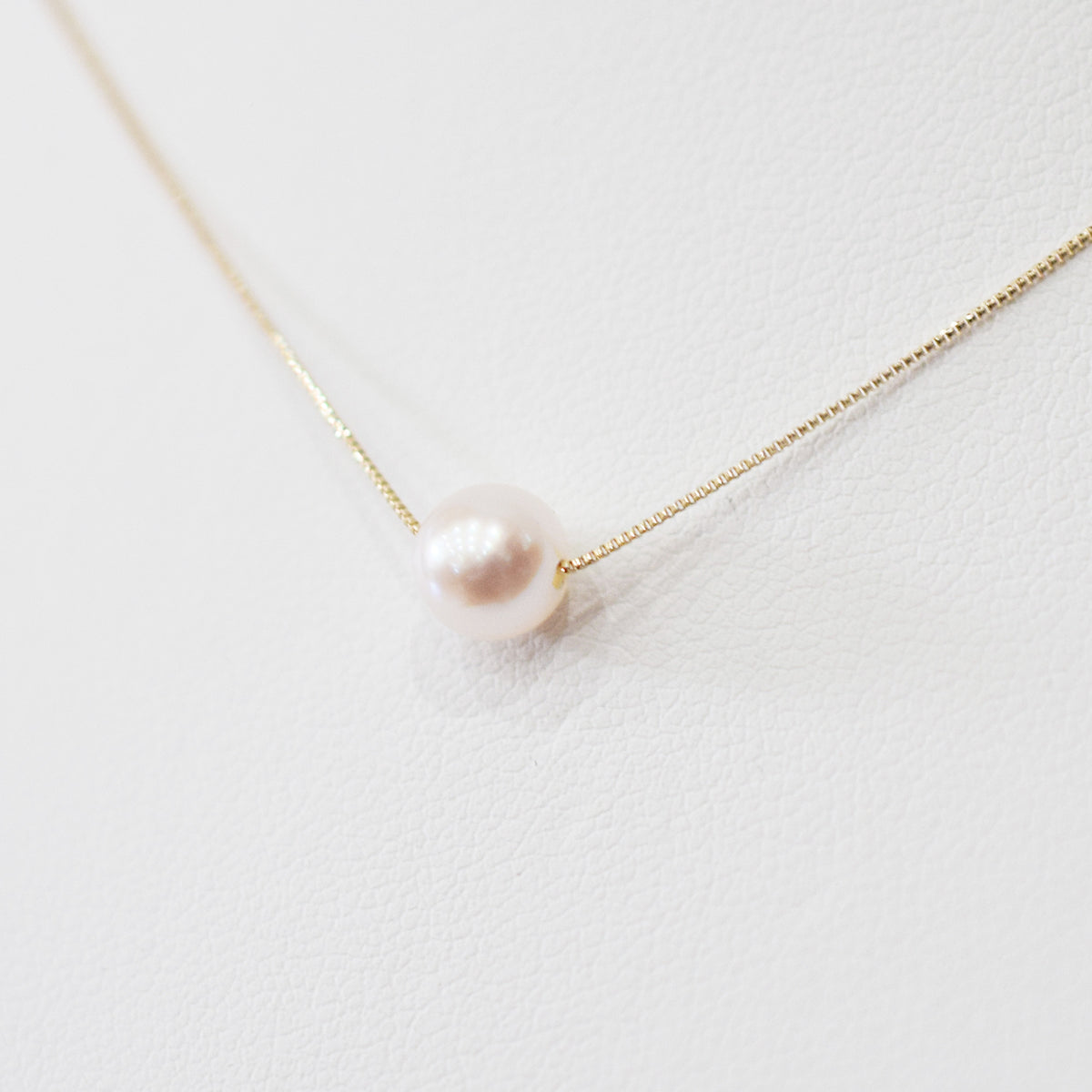 【K10 / K18】Rare White pink 5.5mm - 6.5mm Seawater Real Akoya Pearl necklace AkoyaPearl Japan あこや 真珠