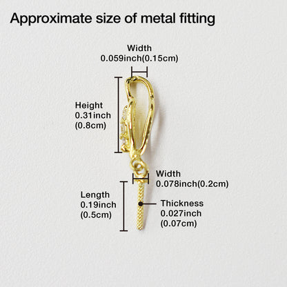 Only metal fittings 0.02ct K18YG Diamond Pendant top SIK00811