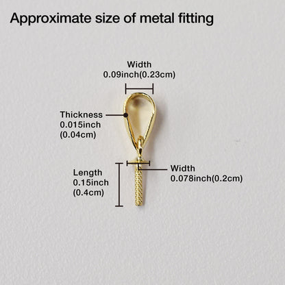 Only metal fittings K18YG Pendant top SDM0002