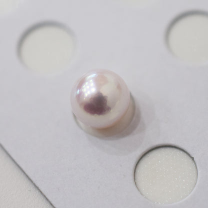 ［Custom-made］(1)White pink 7.5mm - 8mm akoya pearl Triangle Ear Cuff, (2)atural color 8.5mm - 9mm SV925 Ear Cuff