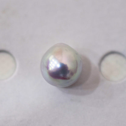 Pendant top Only Natural color 7.2mm Baroque pearl 1pc real akoya pearl Japan Japanese reenspearl あこや 真珠