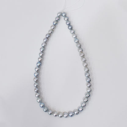 Limited to actual item Necklace Natural color Baroque 8mm - 9.5mm Real Akoya Pearl From Japan 16.5inch 42cm starand choker reenspearl