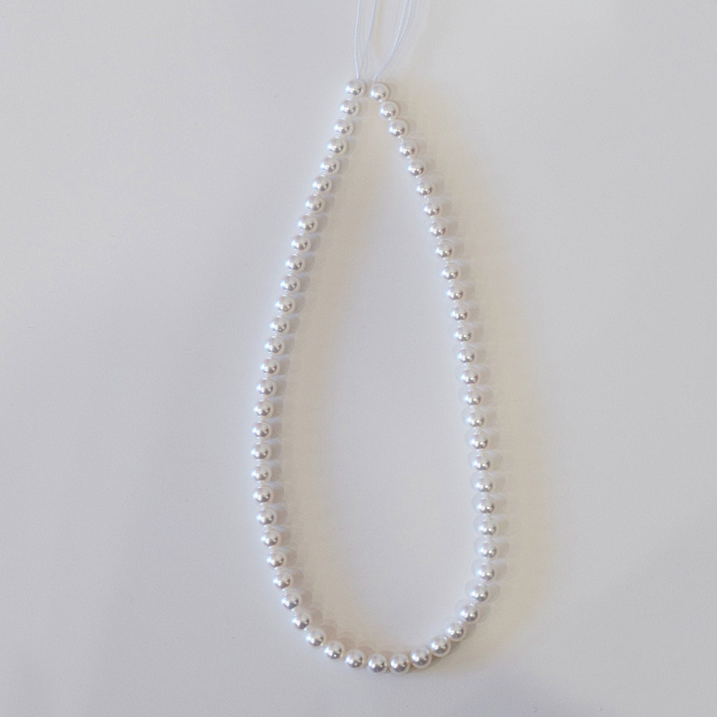 Actual product Hanadama rank white pink 6.5mm - 7mm Sea Real Akoya pearl strand choker necklace Japan Japanese Seawater Silver925