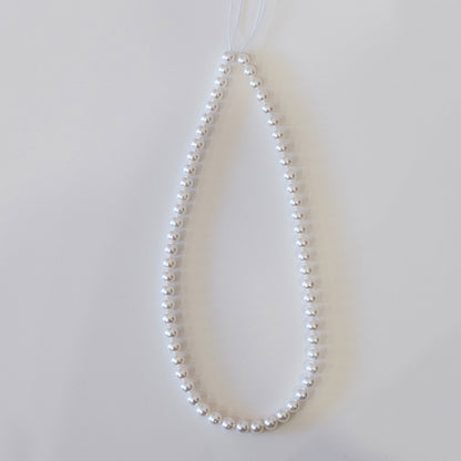 Actual product Hanadama rank white pink 6.5mm - 7mm Sea Real Akoya pearl strand choker necklace Japan Japanese Seawater Silver925