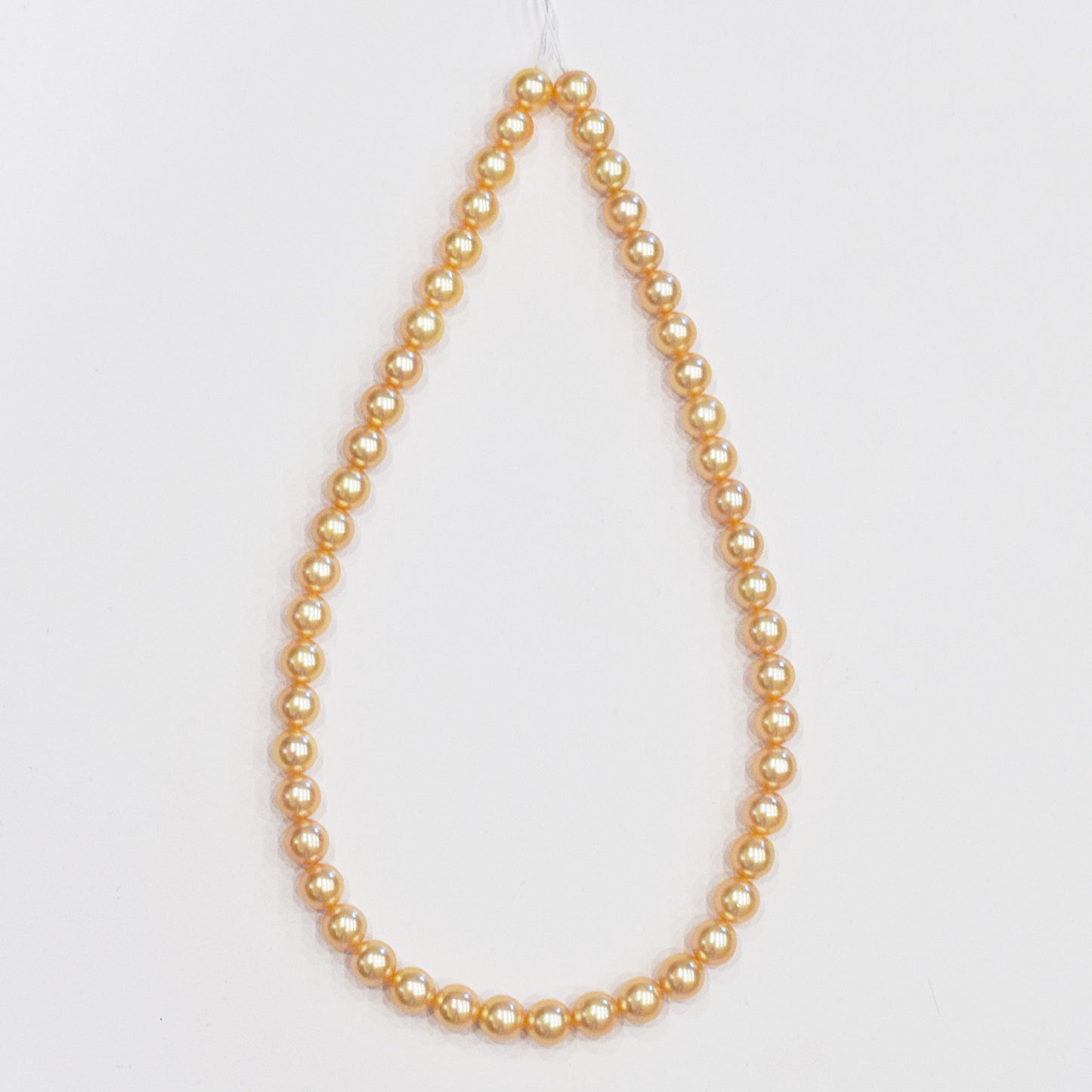 Limited to actual item Necklace Gold Dyed color akoya pearl 8mm - 8.5mm seawater Pearl From Japan 16.1inch 41cm starand choker reenspearl