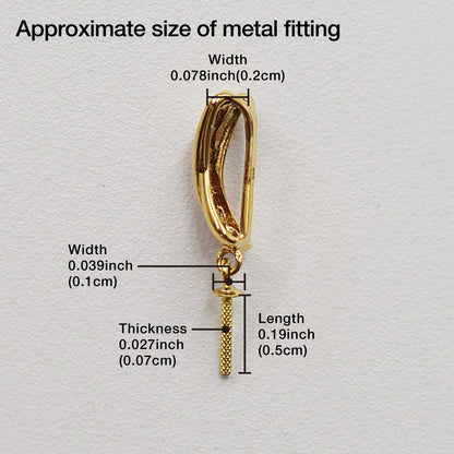 Only metal fittings K18YG Pendant top RP0029