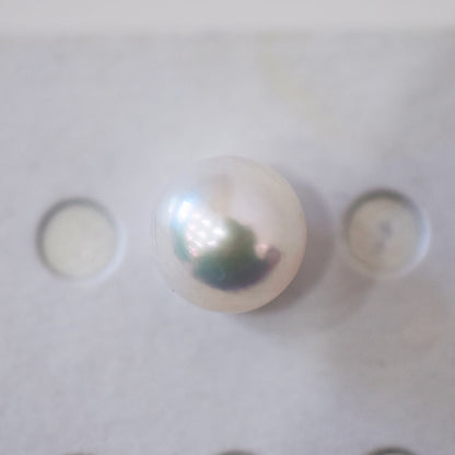 Pearl Science Laboratory Sorting Rose white pink 9.4mm Sea Real Akoya Loose 1pc Japan Japanese Seawater akoyapearl