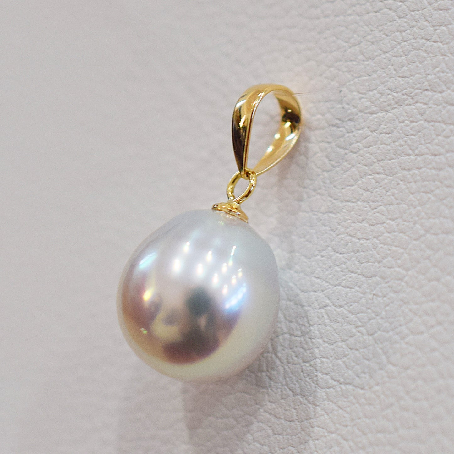 <SALE> Limited to actual item 8.7mm Only penrant top Natural color Seawater Real akoya Pearl Baroque 18K Japan birthday あこや 真珠