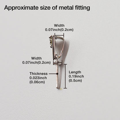 Only metal fittings 0.05ct K18WG Diamond Pendant top RP0041