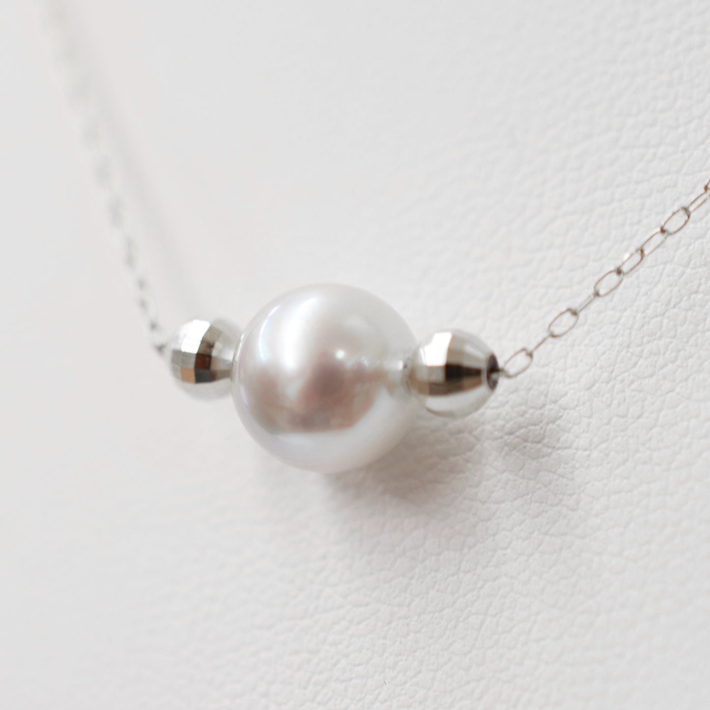 【K18YG / K18WG】Rare Natural color madama rank 8.5mm - 9mm necklace Seawater Real necklace Akoya Pearl Japan reenspearl Japanese Seawater