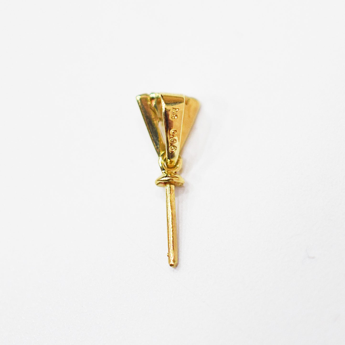 Only metal fittings 0.05ct K18YG Diamond Pendant top RP00021