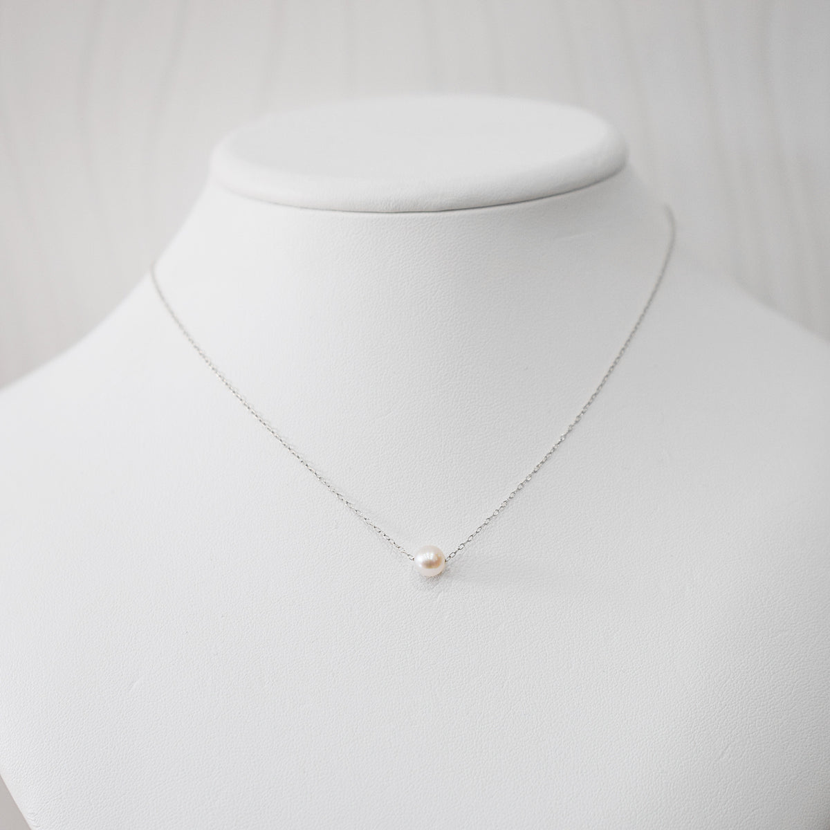 【K10 / K18】Rare White pink 5.5mm - 6.5mm Seawater Real Akoya Pearl necklace AkoyaPearl Japan あこや 真珠